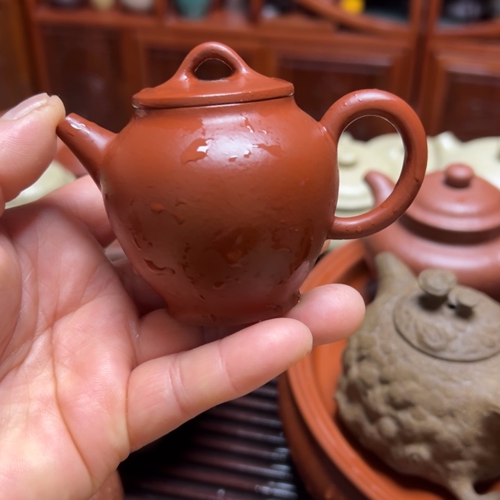 紫砂茶壶宜兴原矿赵庄朱泥