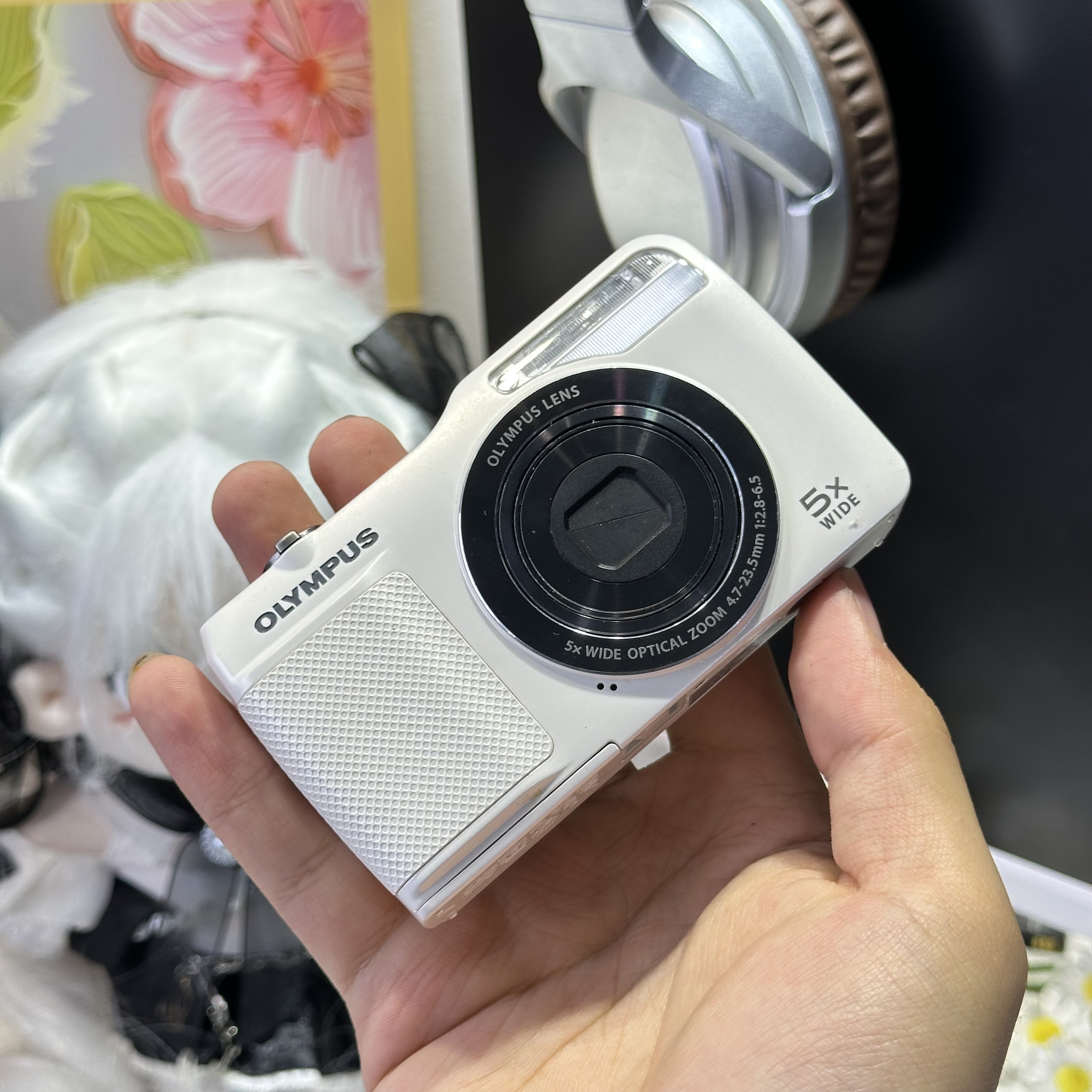9新 Olympus/奥林巴斯 奥林巴斯vg140奶白色1400万像素色彩感好