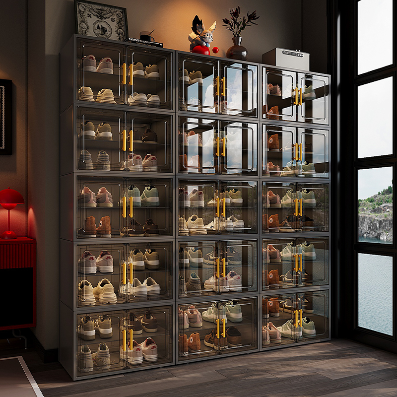 鞋柜多层家用门口简易鞋架子防尘入户玄关出租房大容量鞋盒占地小