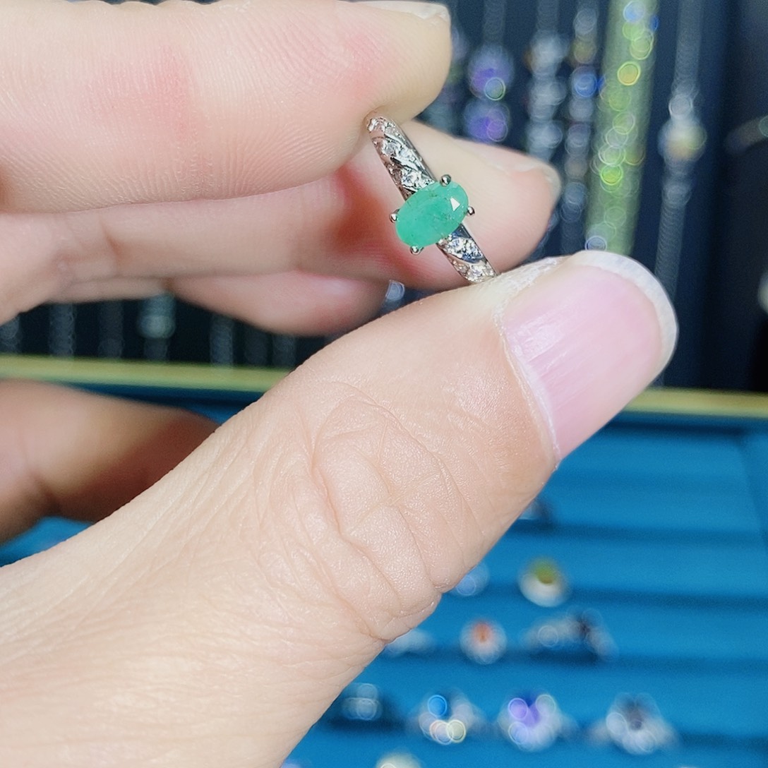 紫晶珠宝半成品银S925镶嵌