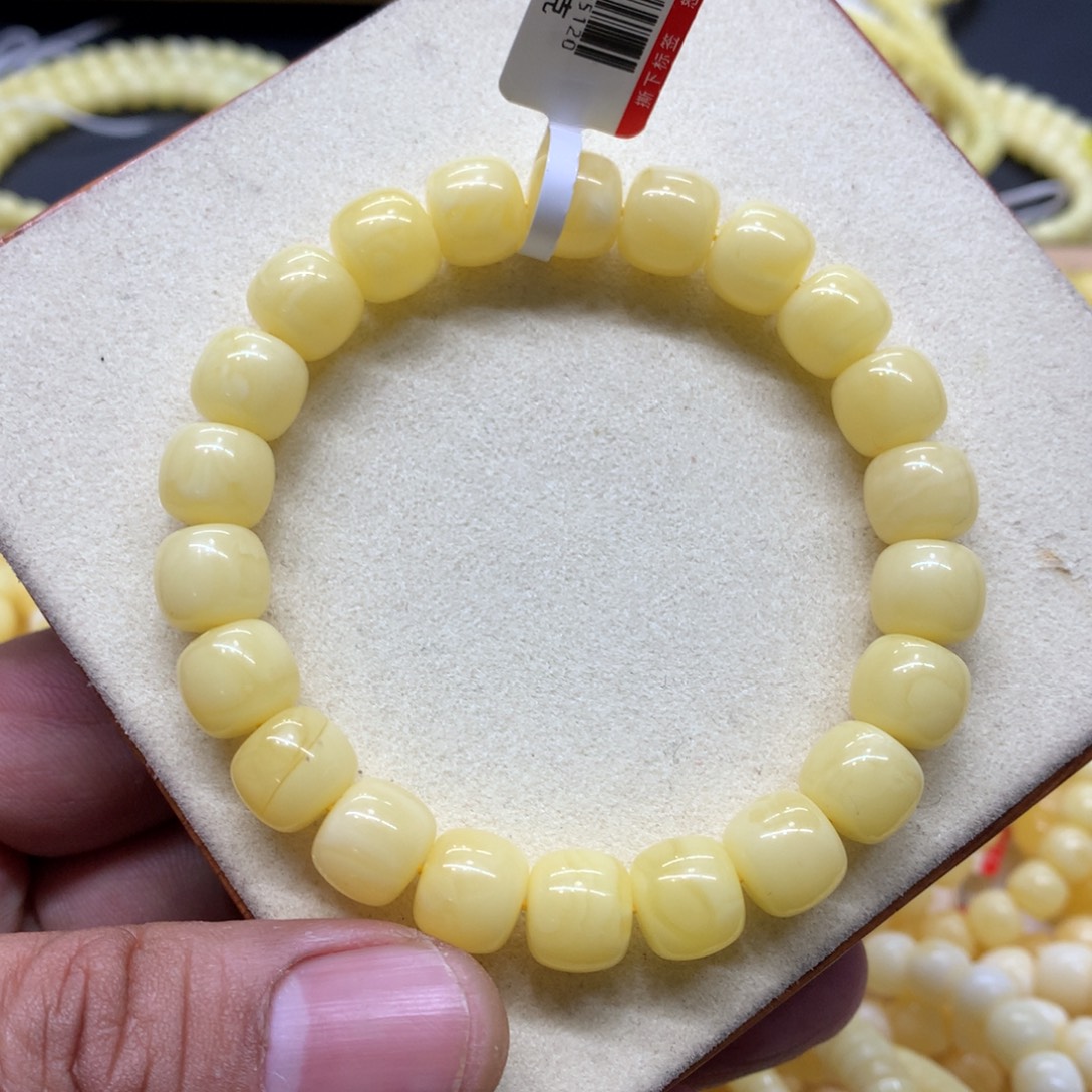 蜜蜡未镶嵌手链蜜蜡