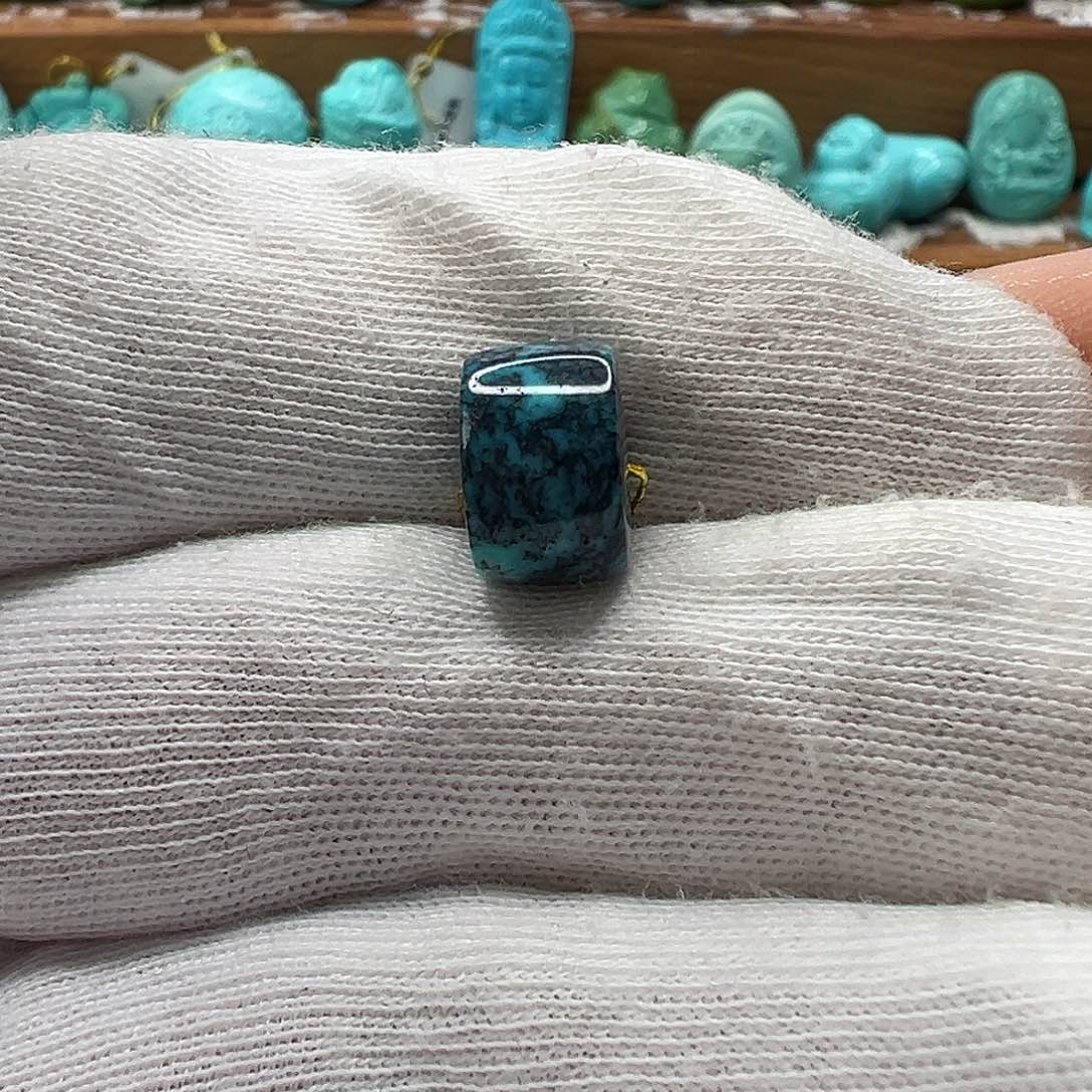 绿松石直切珠 未镶嵌