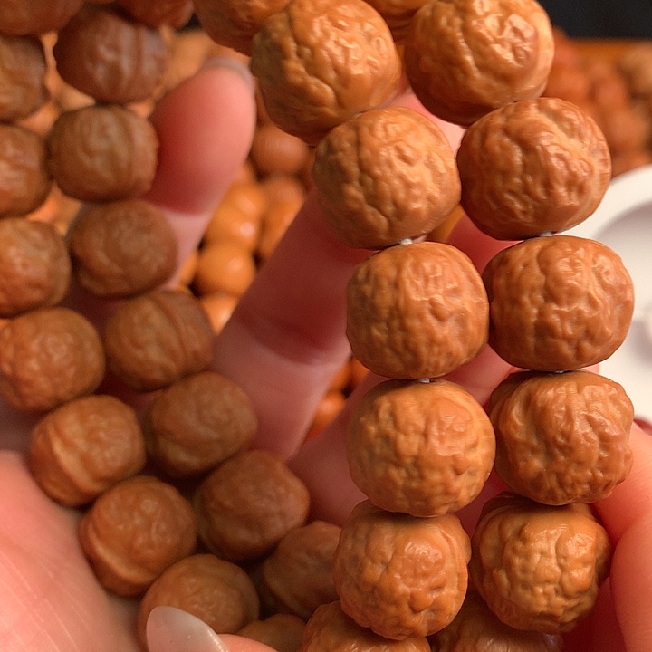 文玩核桃手串叶*也产总16