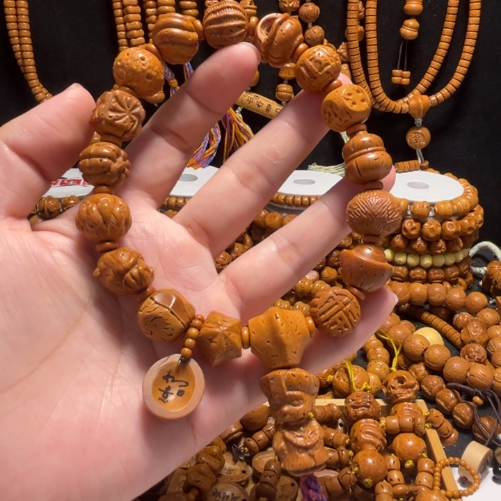 手串桃核僵小鱼多宝手持