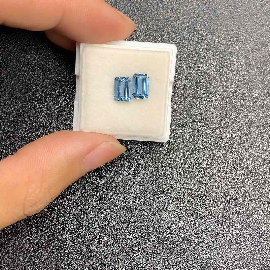 海蓝宝石裸石未镶嵌