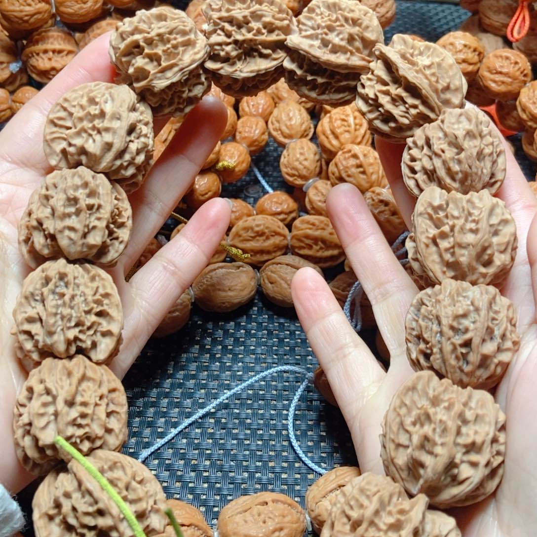 文玩核桃手串岐山三棱