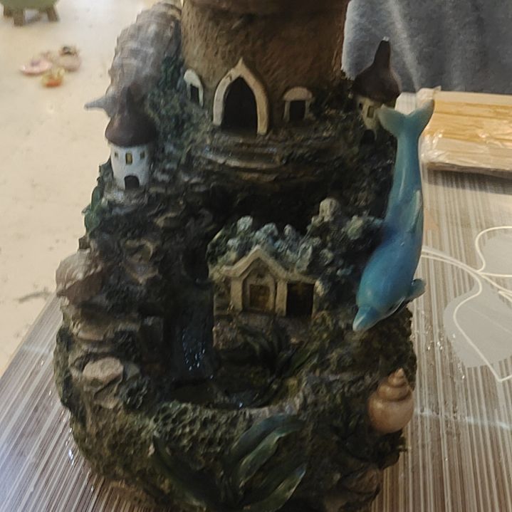 草***️孤品树脂花园摆件