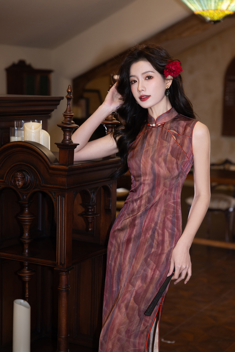 【姚姚】复古风改良旗袍（下单备注主播给的编号，不备注默认发丝袜）