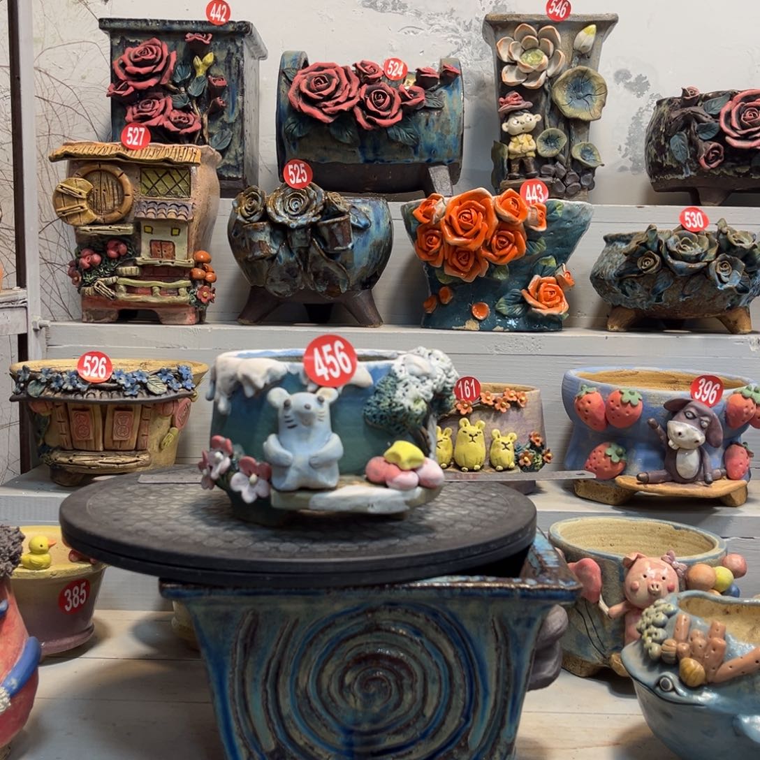 陶瓷微瑕456 号新年福利陶然花器