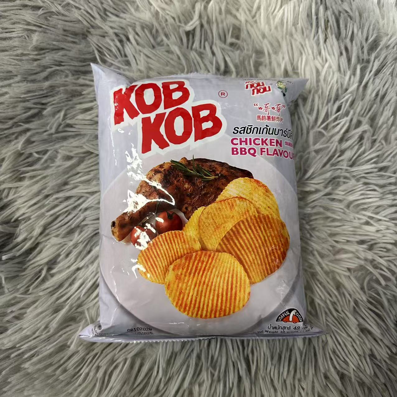 泰国进口KOBKOB烤鸡味原切马铃薯片