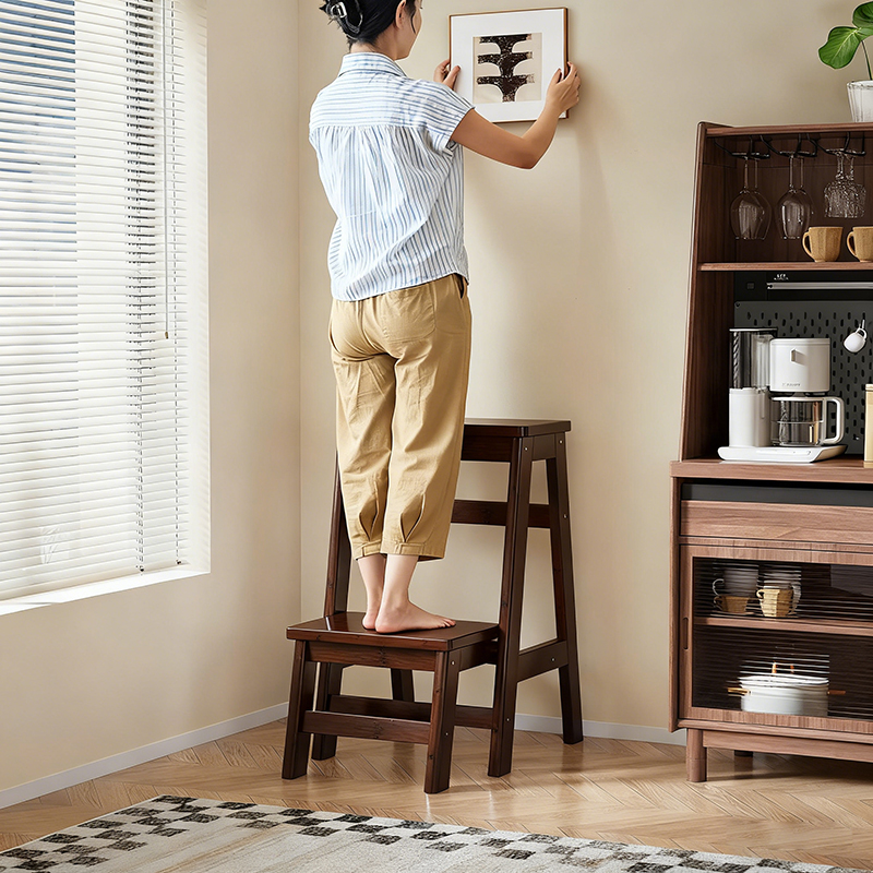 【艾芮特】多功能稳步梯凳折叠家用登高爬梯梯子加厚凳子两用置物架