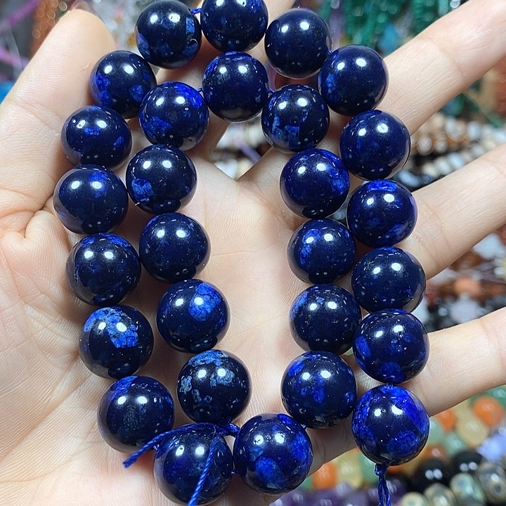 玛瑙/玉髓未镶嵌珠宝半成品三生石啦14mm