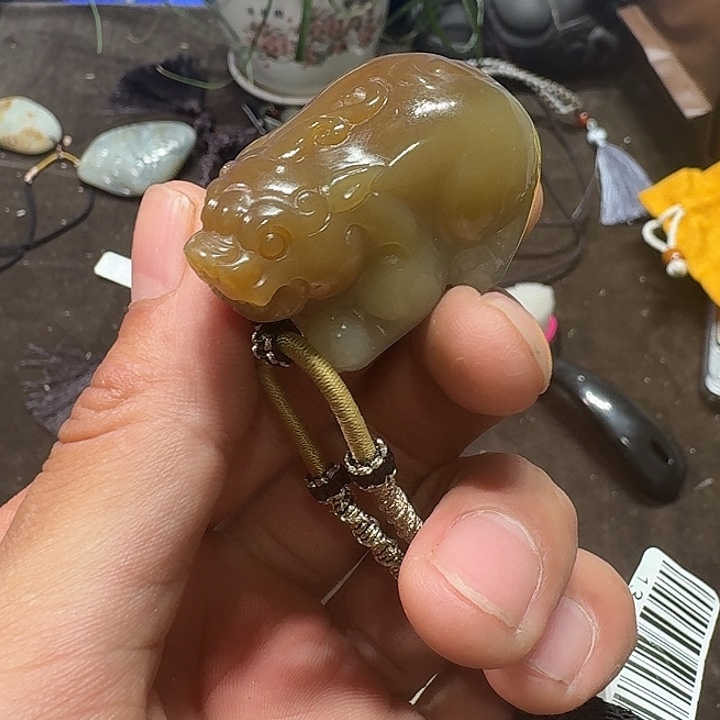 未镶嵌和田玉车挂