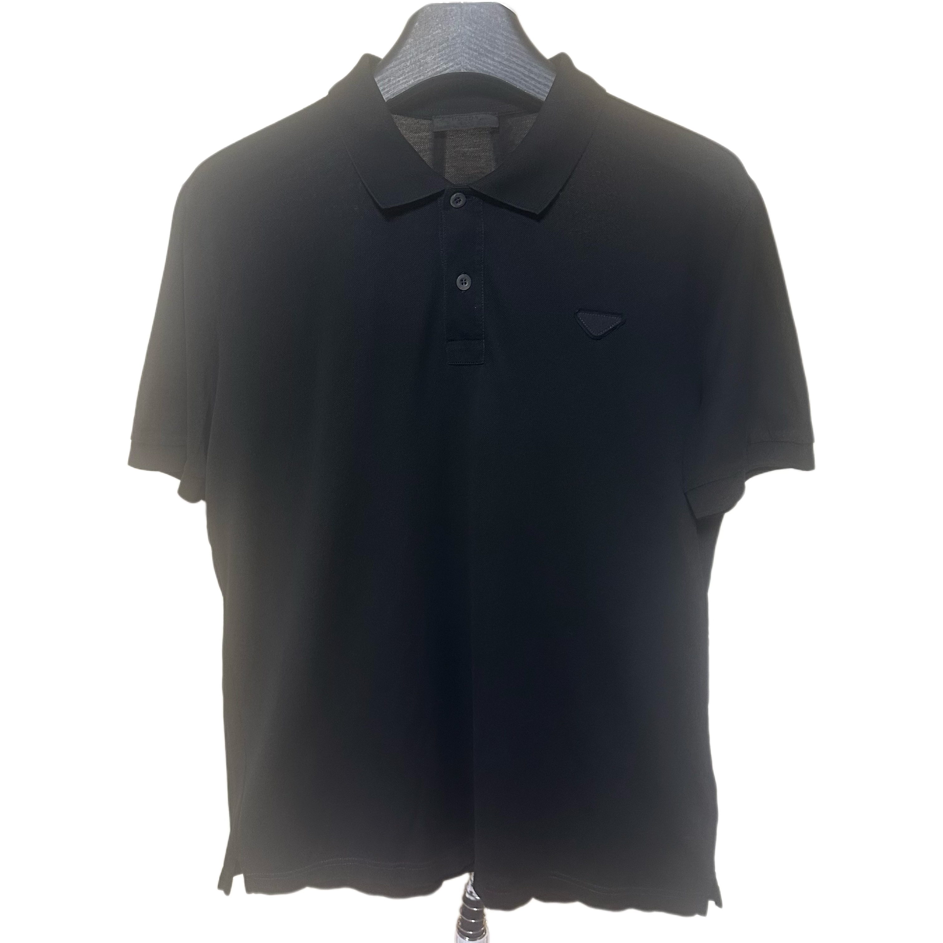 99新 Prada/普拉达 0808普拉达三角布标polo/l码/99新