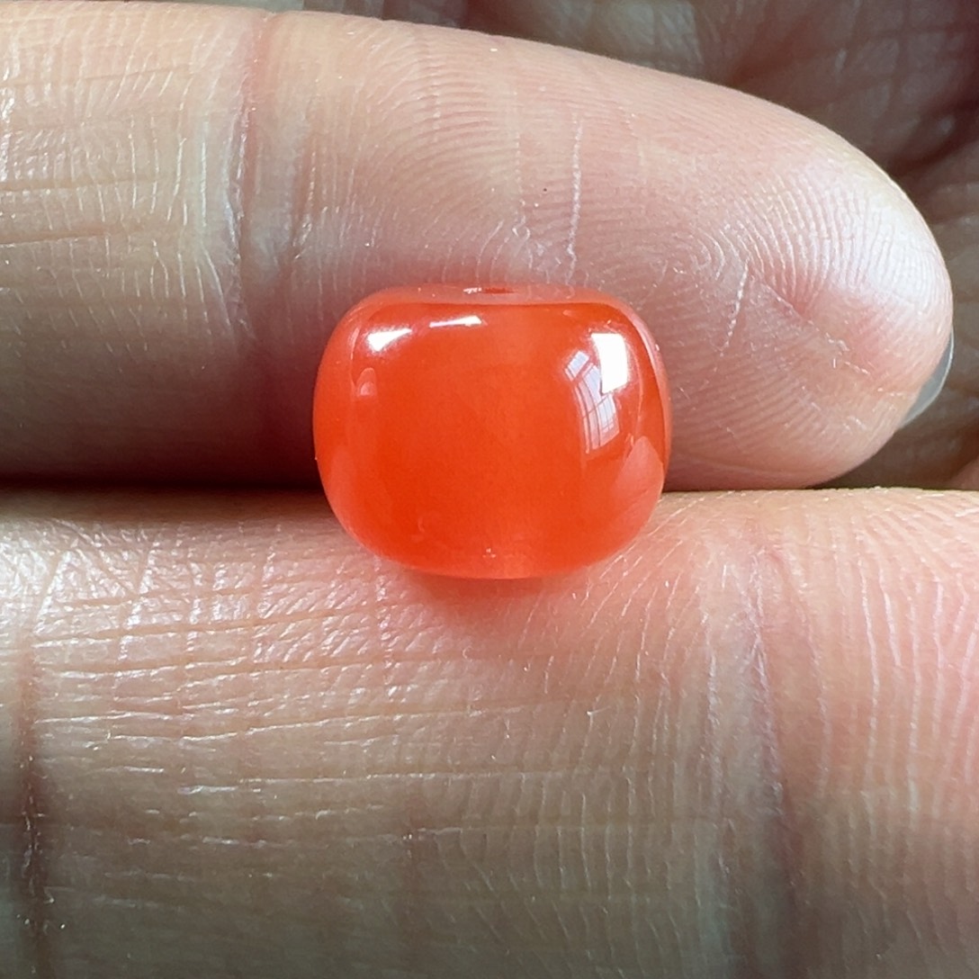 南红玛瑙墩子9.5*7.1未镶嵌