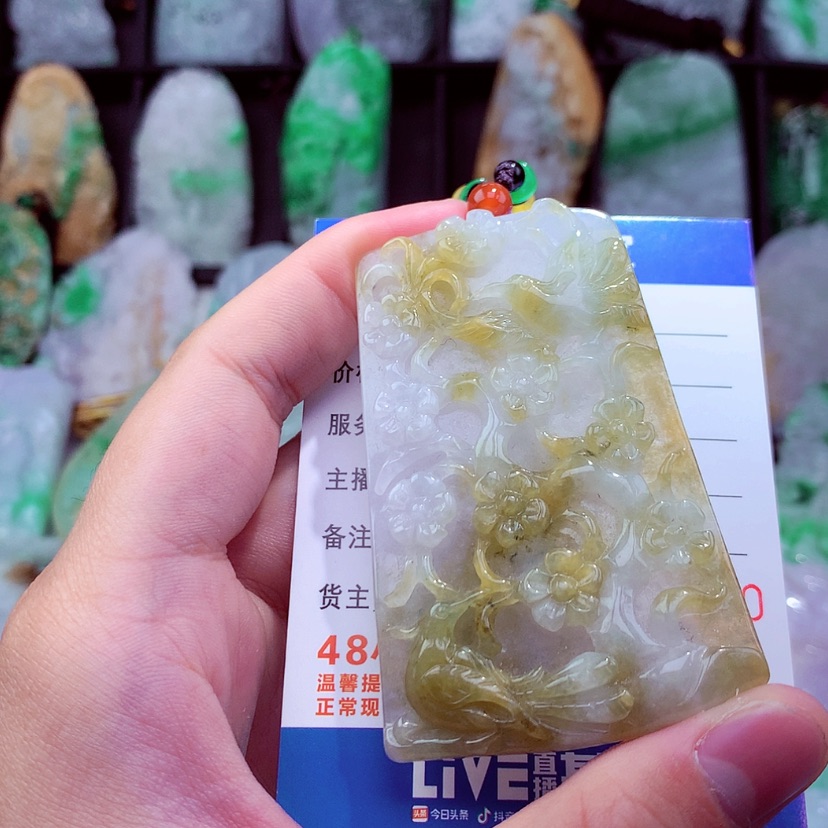 【闪购商品】翡翠颈饰未镶嵌挂件