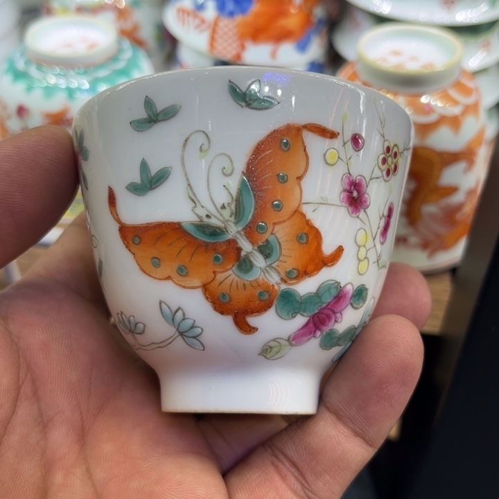 纯手绘精品盖碗杯