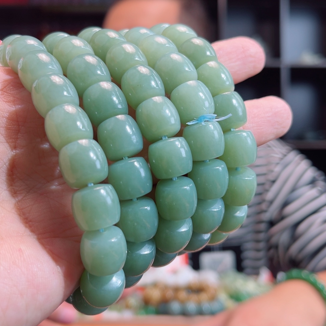 和田玉手链未镶嵌手串新疆14年且末料多样性拍一发一12