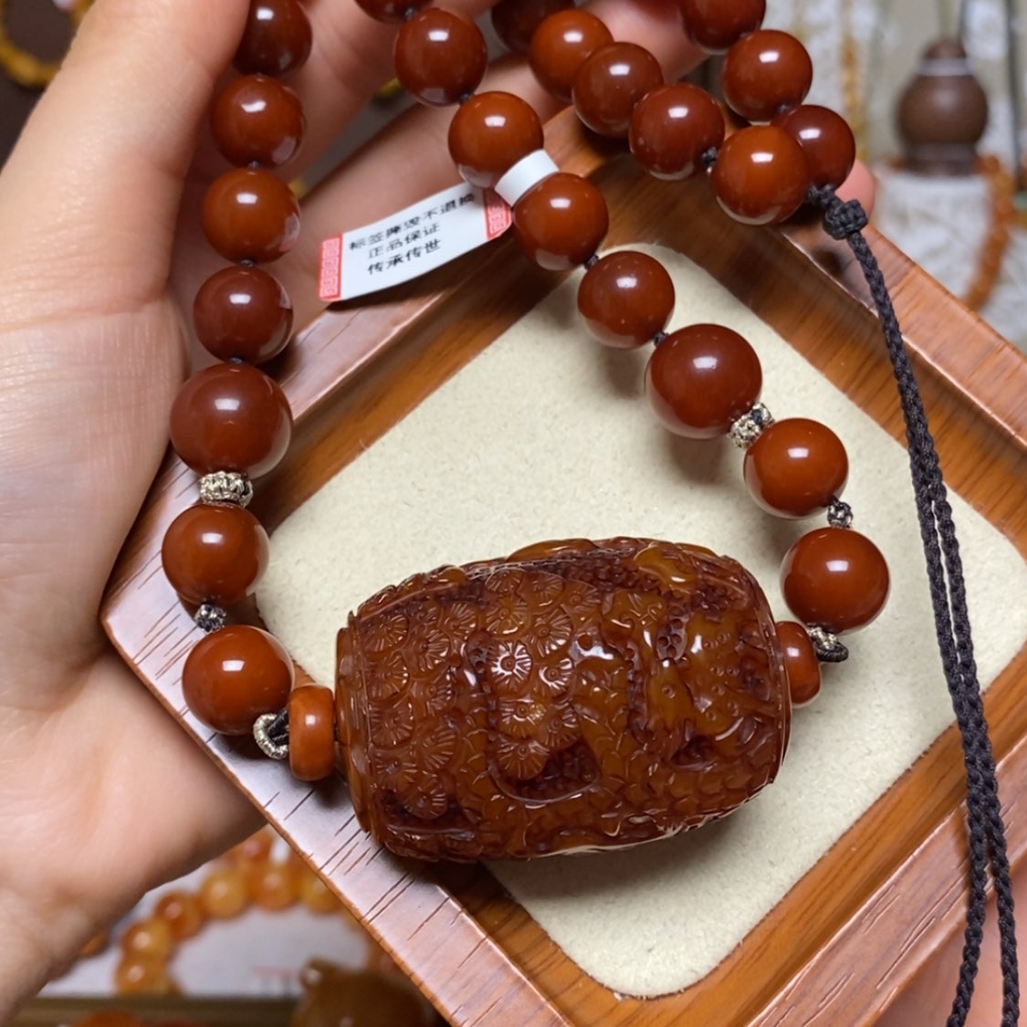 【闪购商品】蜜蜡颈饰未镶嵌项链
