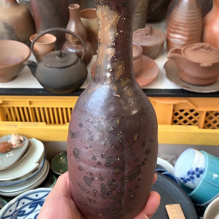 备前烧花瓶备前烧