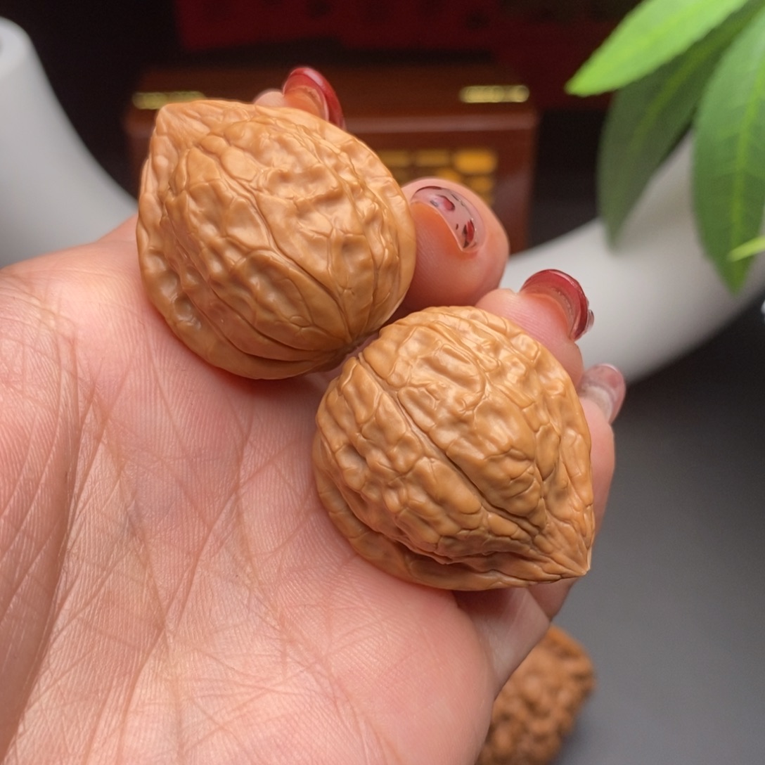 文玩核桃把件龟甲纹