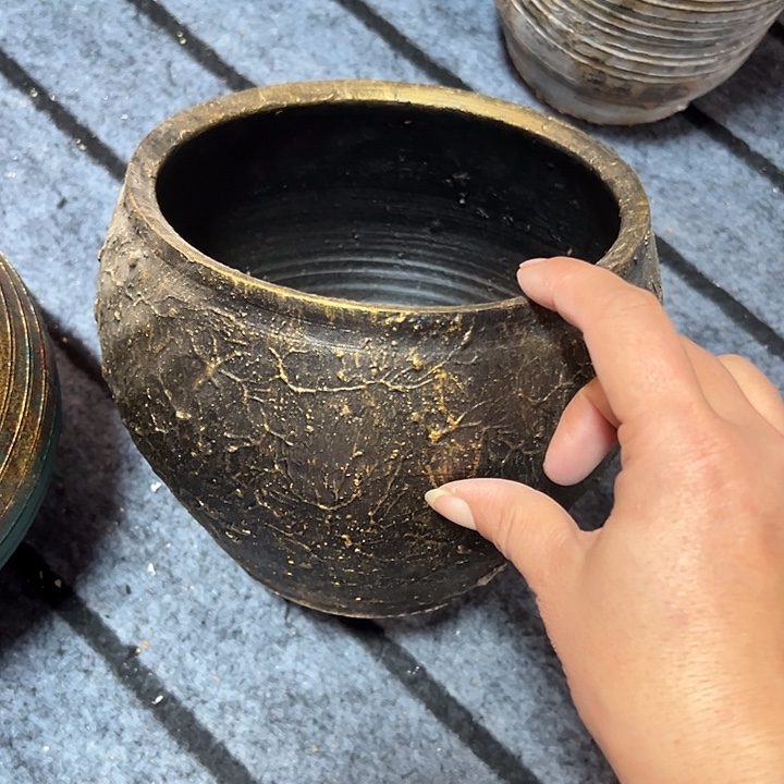 黑金平口高14口17带孔