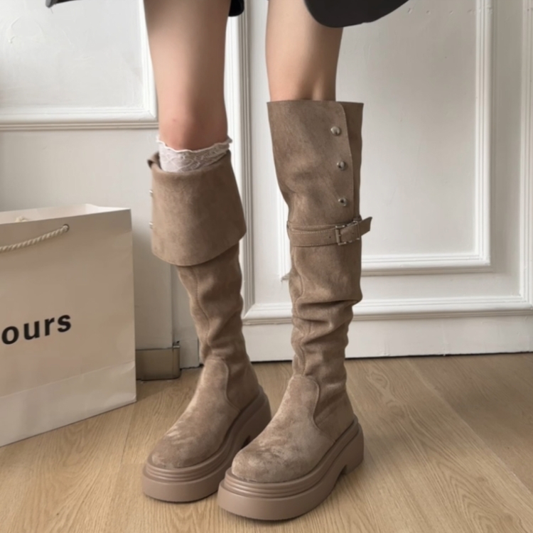 冬款骑士靴断码女鞋直播间扣号(偶有微瑕介意勿拍NO退NO换)
