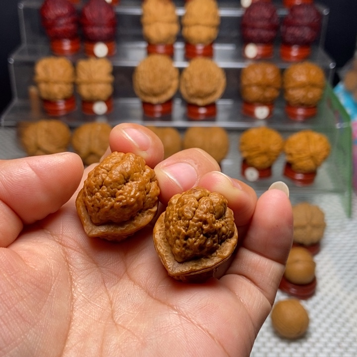 5***把件文玩核桃山羊王18