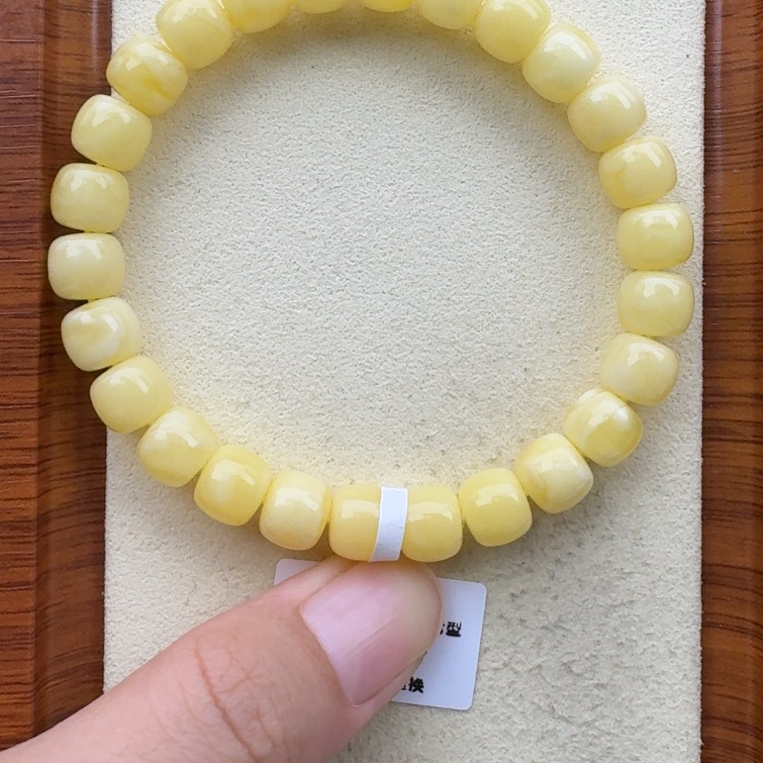 琥珀手链未镶嵌蜜蜡手串8.5mm