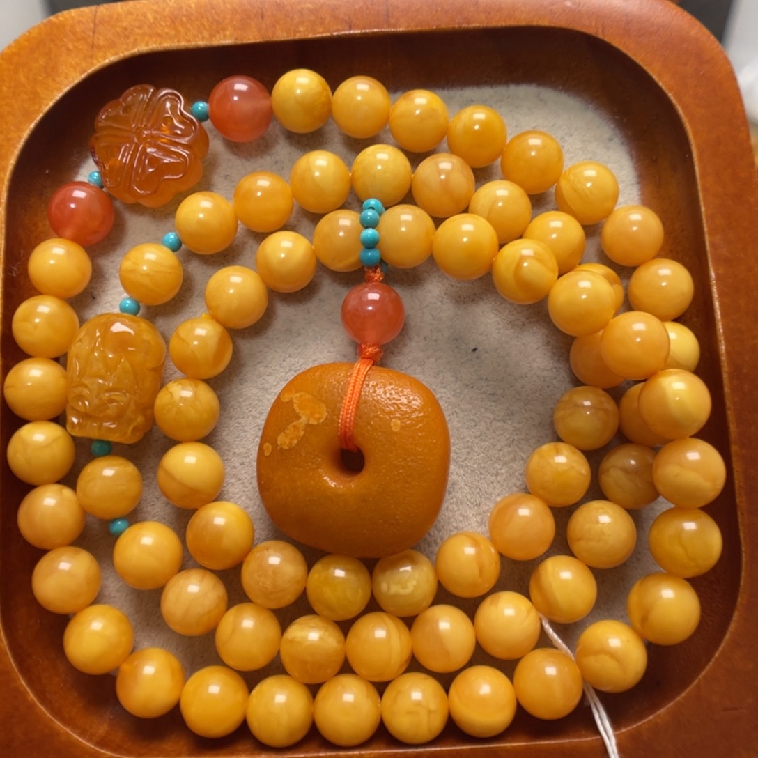 蜜蜡未镶嵌手串蜜蜡