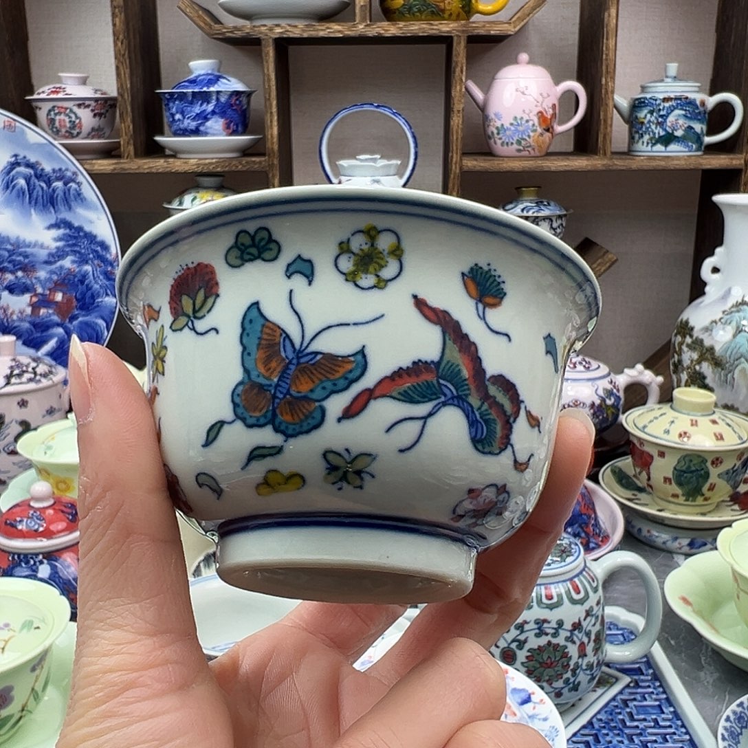 陶瓷杯子景德镇陶瓷567老厂瓷8