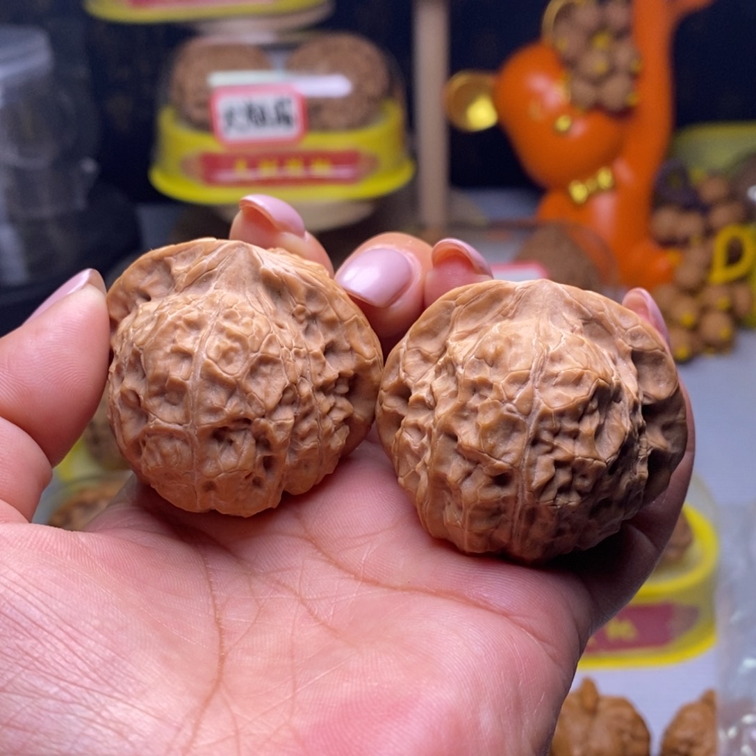 把件文玩核桃这*大南瓜墩