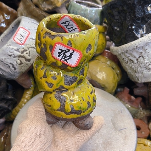 粗陶花盆手工花盆制作