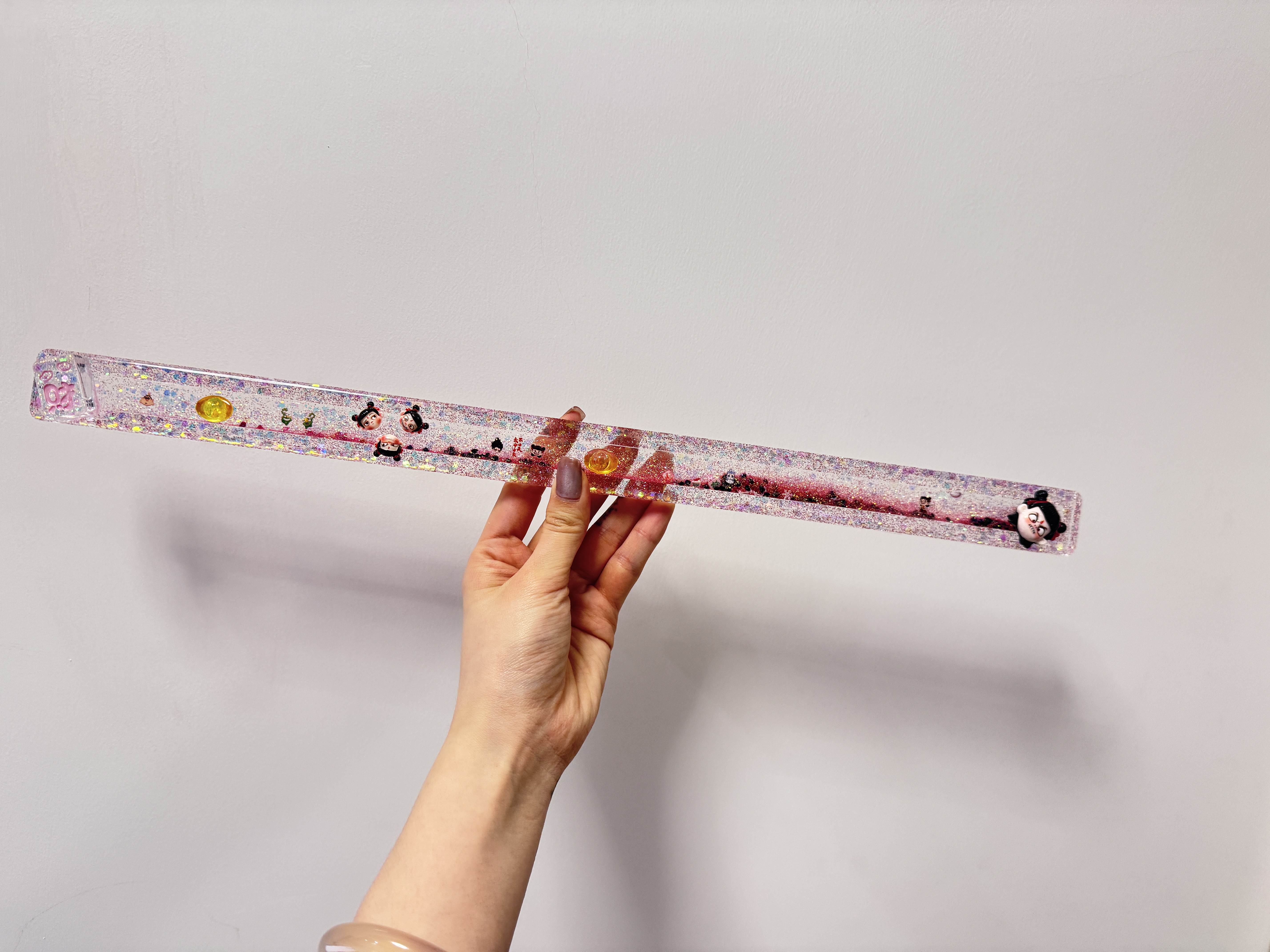 特价现货哪吒手工定制流沙麻将牌尺