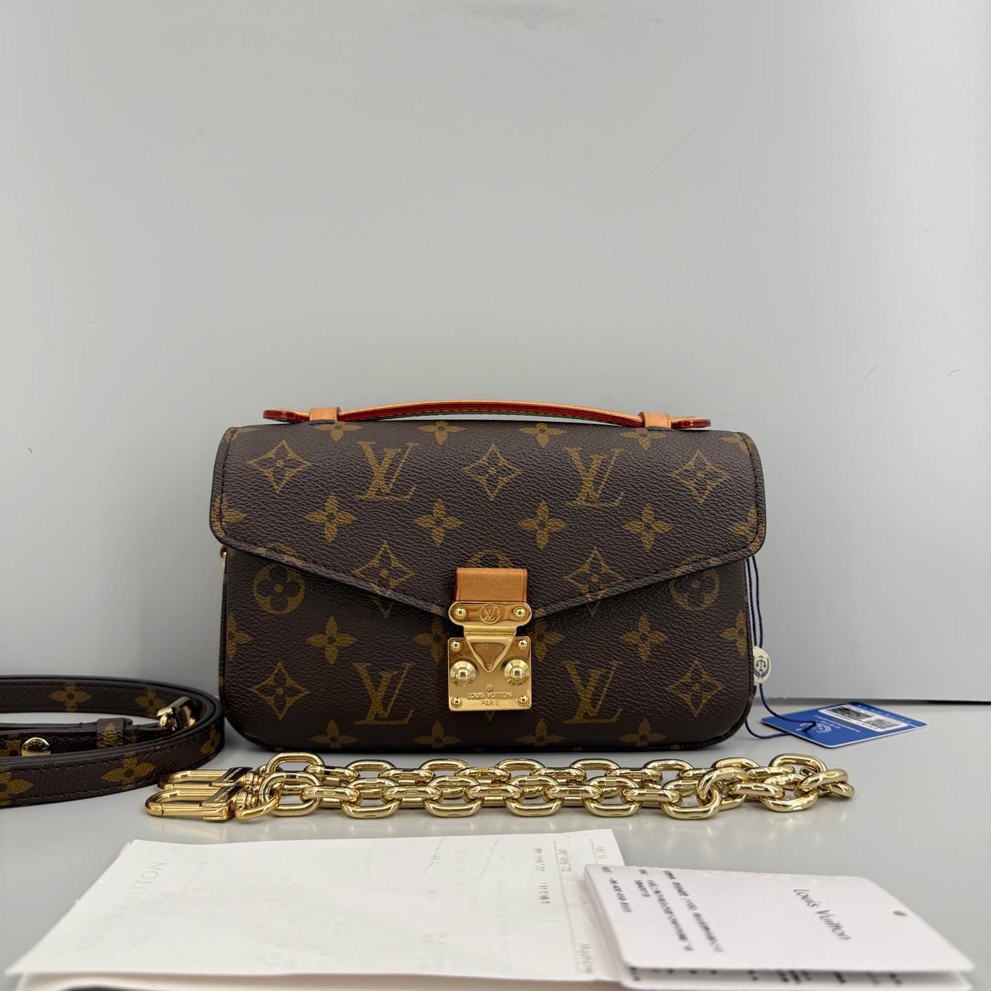 95新 LouisVuitton/路易威登 优选/老花小号邮差包24年票/21x13