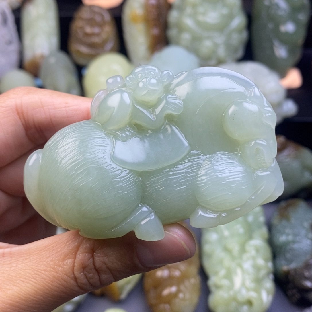 和田玉把件未镶嵌