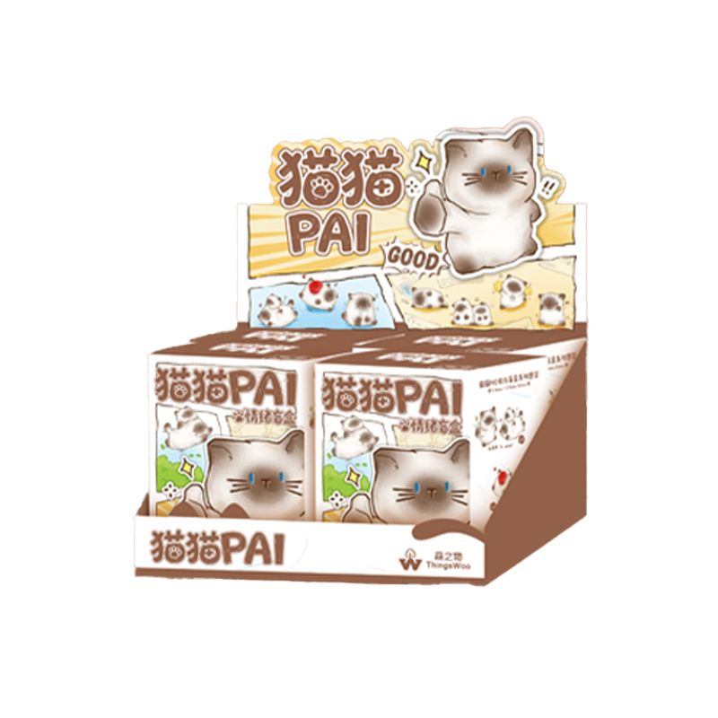 【钻盘】猫猫情绪PAI树脂盲盒 猫猫盲盒装饰潮玩手办 (代拆)