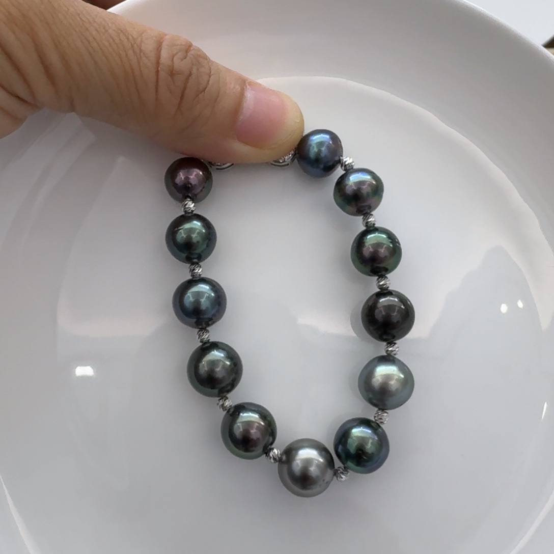 海水珍珠手绳未镶嵌浅*
