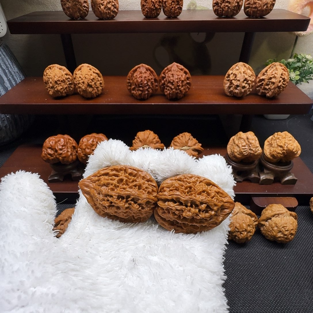 ****核桃手串/手链十三棱鸡心35打底