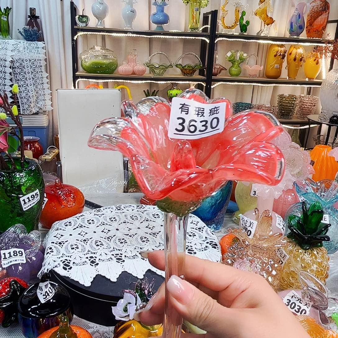 3630 家悦美居琉璃摆件瑕疵