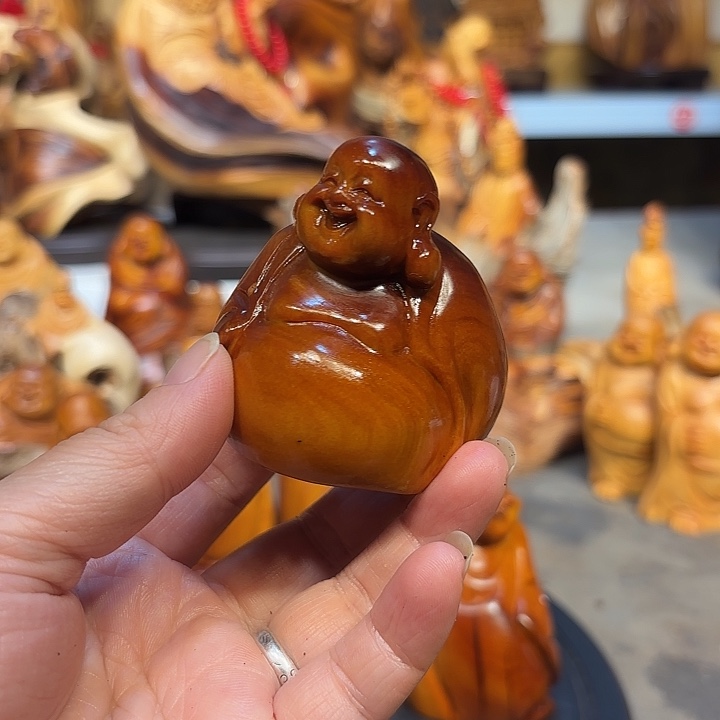 李***李柏木太行崖柏弥勒佛