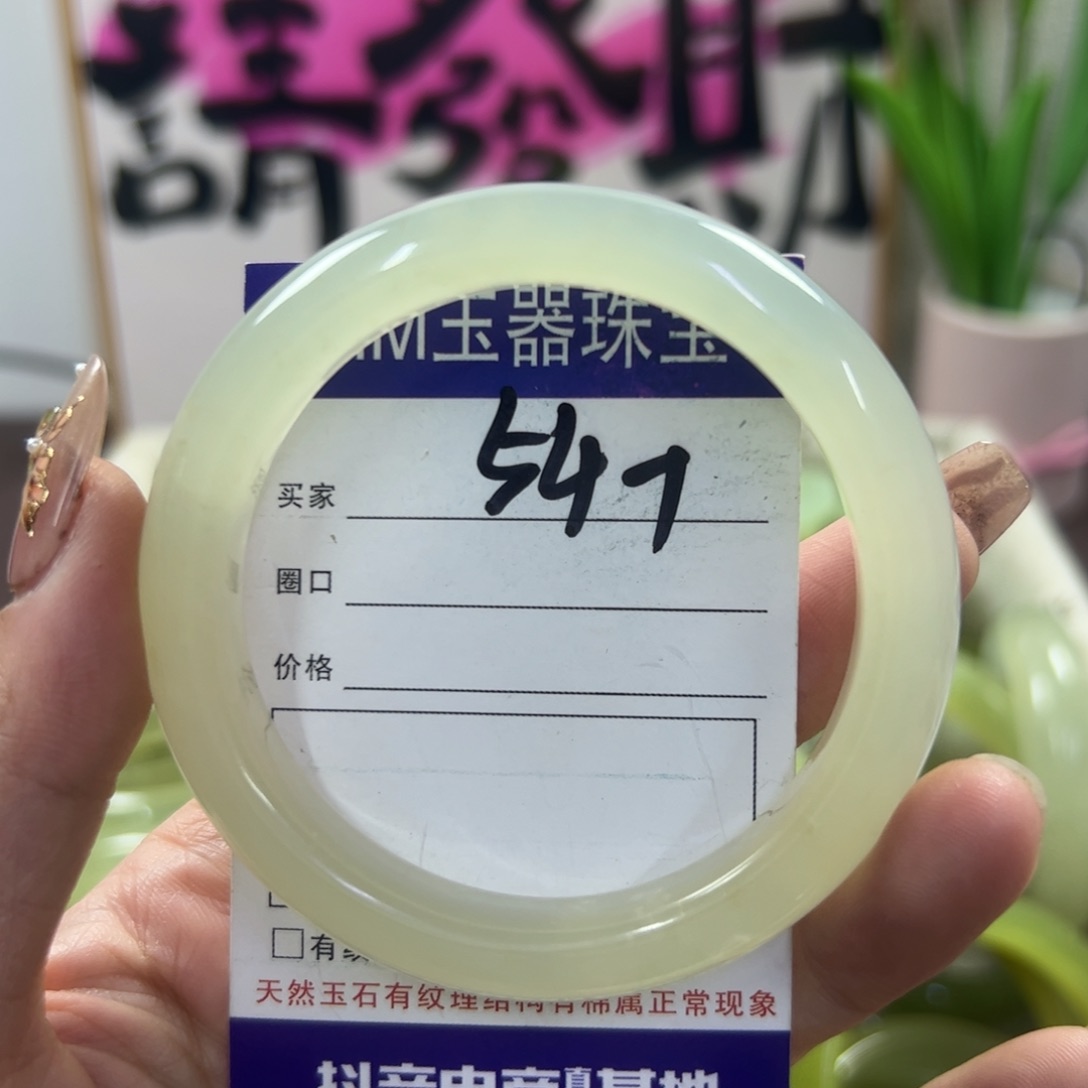 蛇纹石玉手镯未镶嵌550