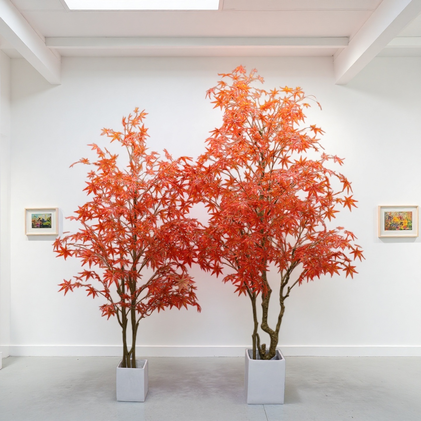 秋季氛围感仿真枫树家居装饰盆栽橱窗直播间植物造景鸡爪槭绿枫