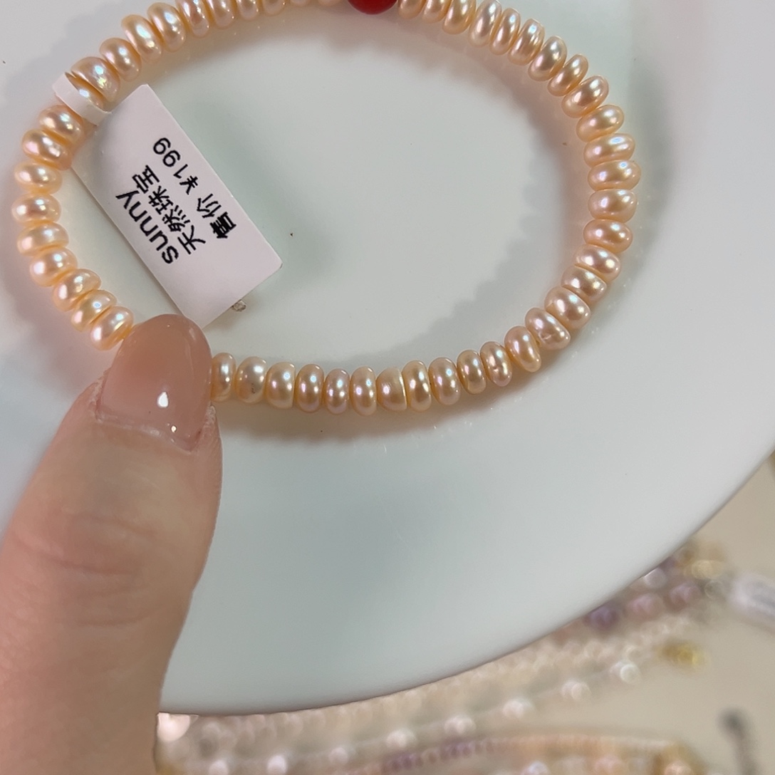 李***＾淡水珍珠未镶嵌设计款珠宝