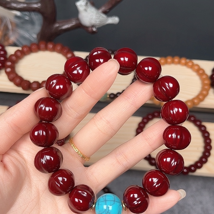 楊****】猴头手串毕业款鲨鱼背16+