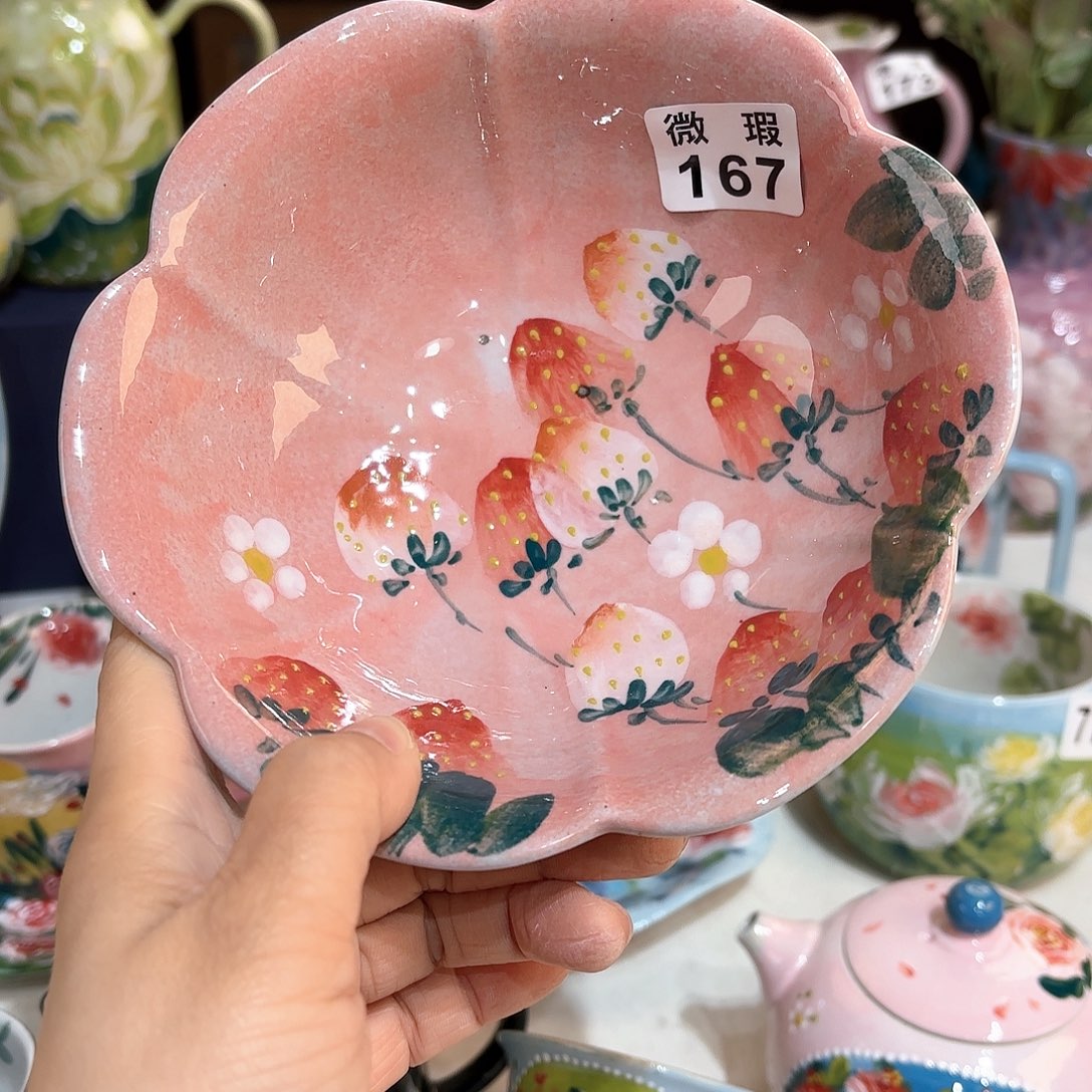 景德镇手绘高温釉下彩陶瓷茶具