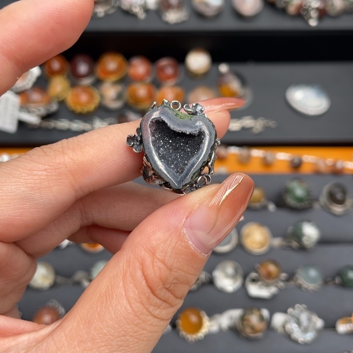 水晶戒指银S925镶嵌11111111