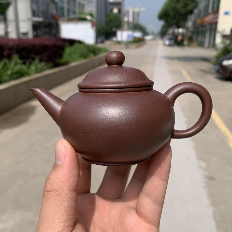 水平壶特练紫泥40目无添加无酸洗精工制作