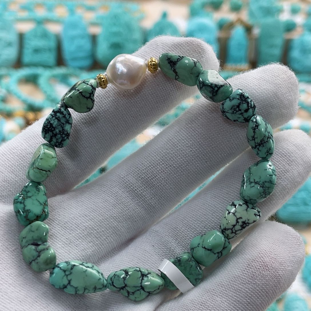 绿松石珠宝奇石未镶嵌