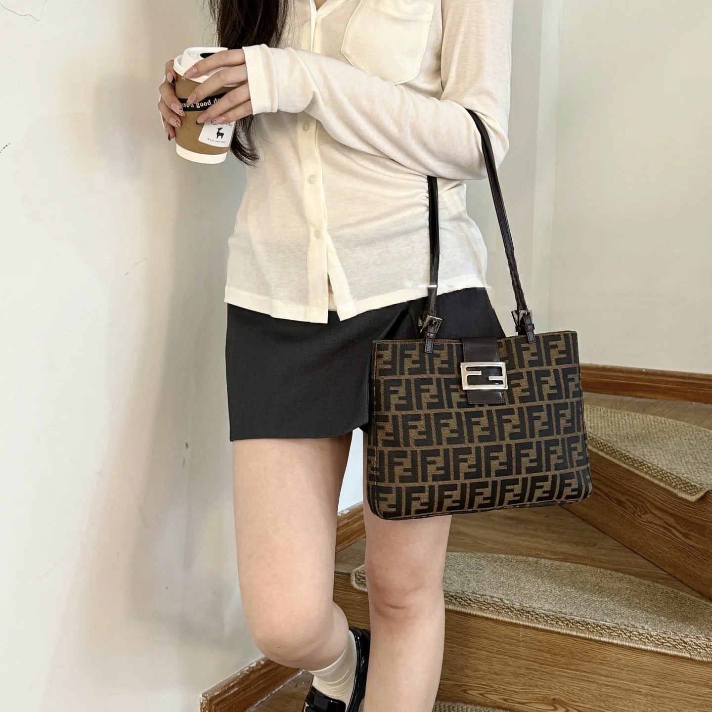 95新 FENDI/芬迪 暮野奢品xy/芬迪单肩/05753